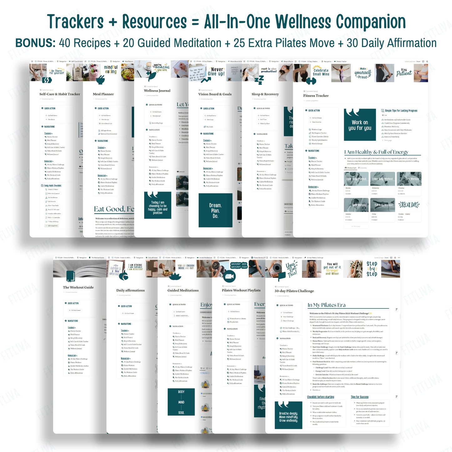 Pilates Stick Deluxe Kit