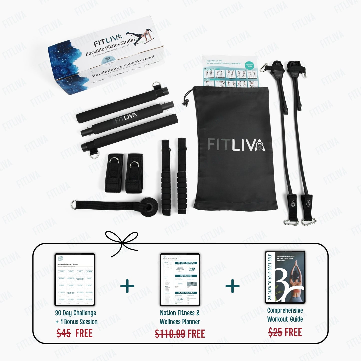 Pilates Stick Deluxe Kit