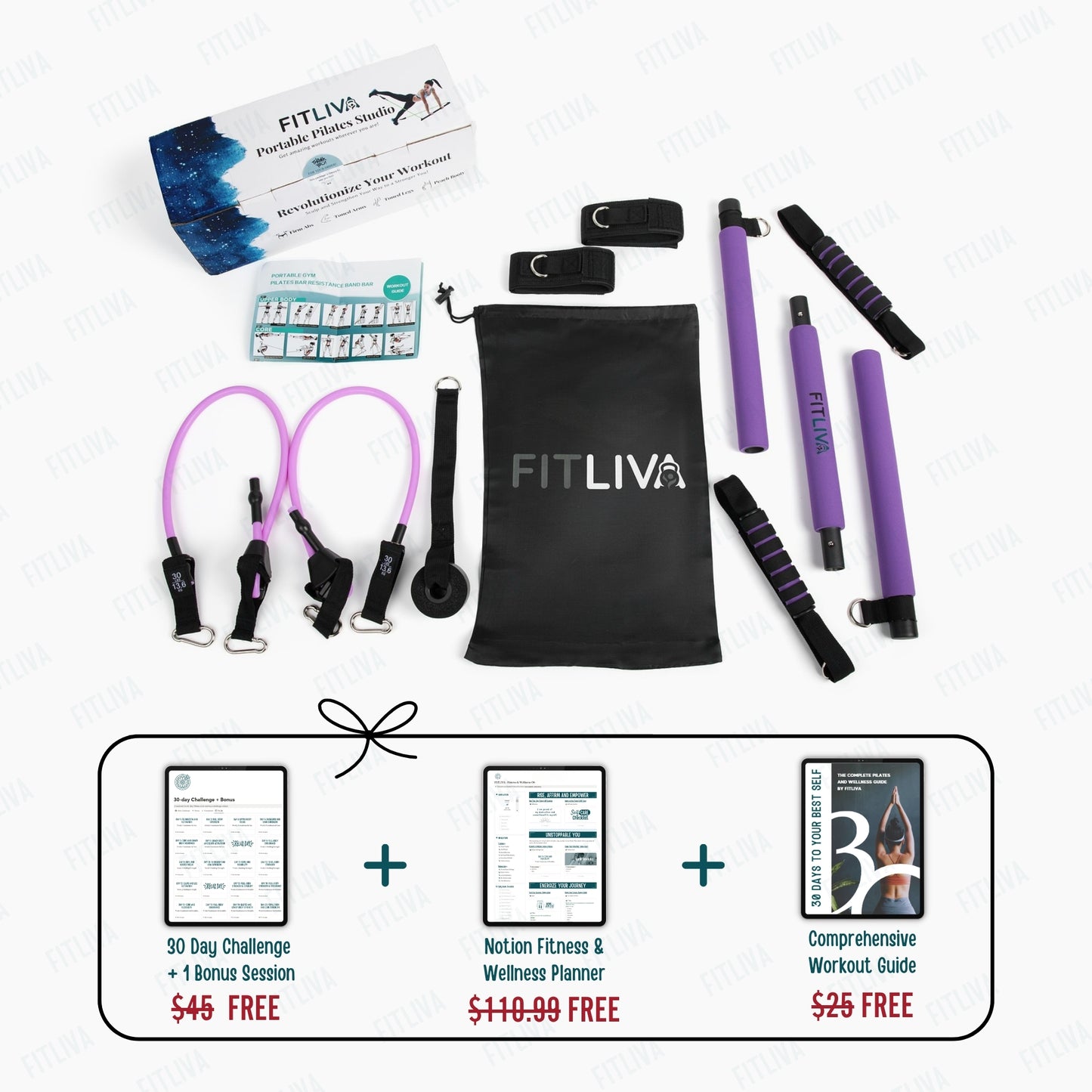 Pilates Stick Deluxe Kit