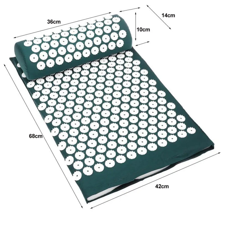 Acupressure Mat and Pillow Set