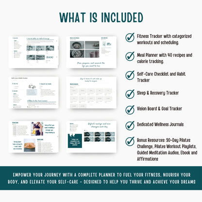 Fitness & Wellness Planner (Full Edition - 5 Resources)